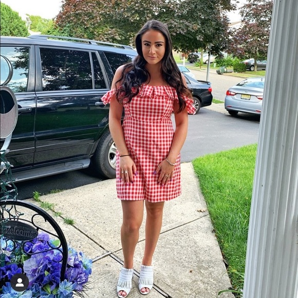 RED/WHITE DRESS - Picture 2 of 2